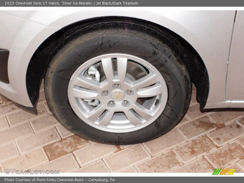 Silver Ice Metallic / Jet Black/Dark Titanium 2013 Chevrolet Sonic LT Hatch