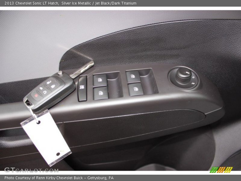 Silver Ice Metallic / Jet Black/Dark Titanium 2013 Chevrolet Sonic LT Hatch