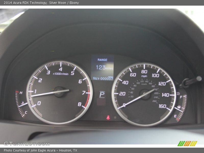 Silver Moon / Ebony 2014 Acura RDX Technology