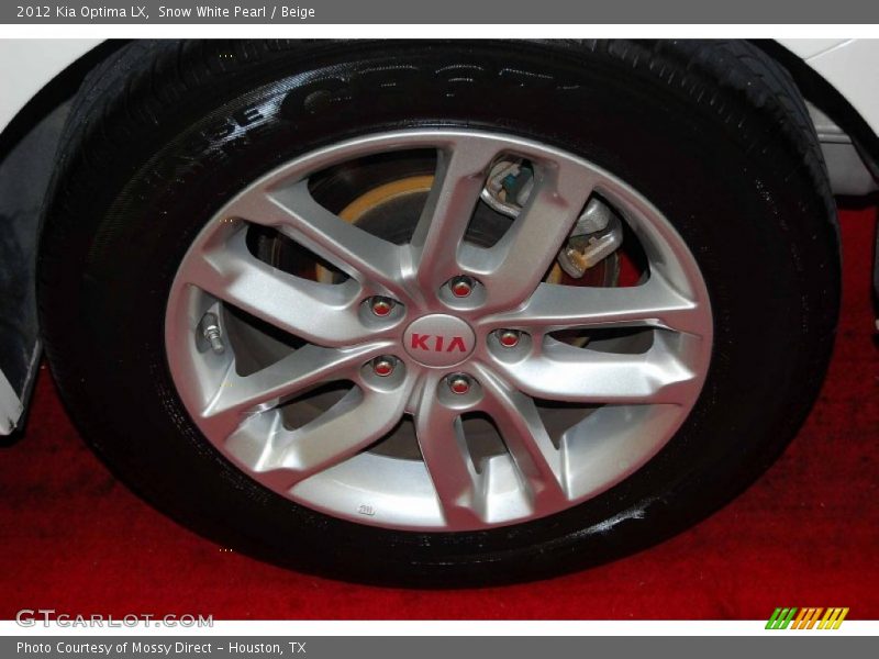 Snow White Pearl / Beige 2012 Kia Optima LX