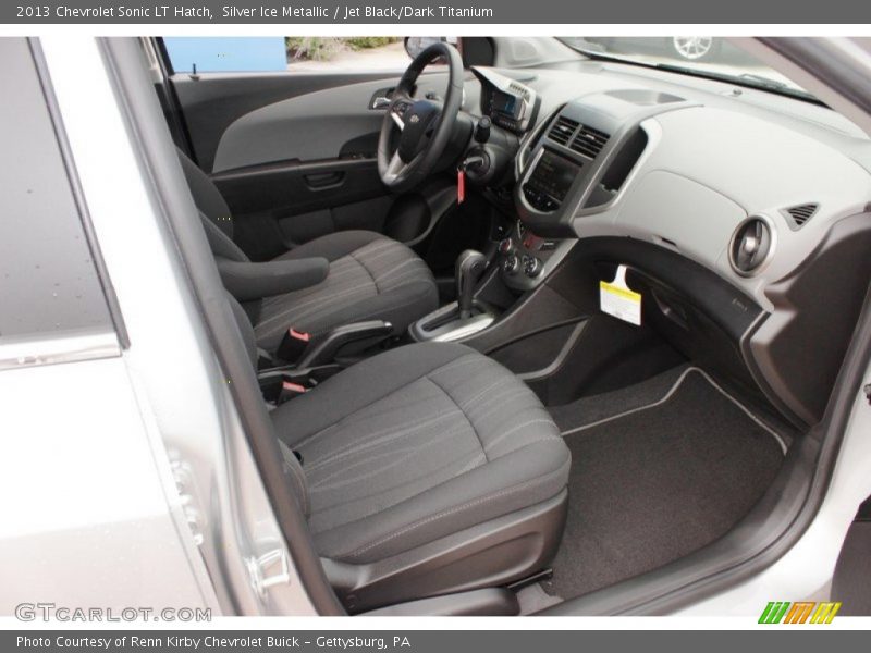 Silver Ice Metallic / Jet Black/Dark Titanium 2013 Chevrolet Sonic LT Hatch