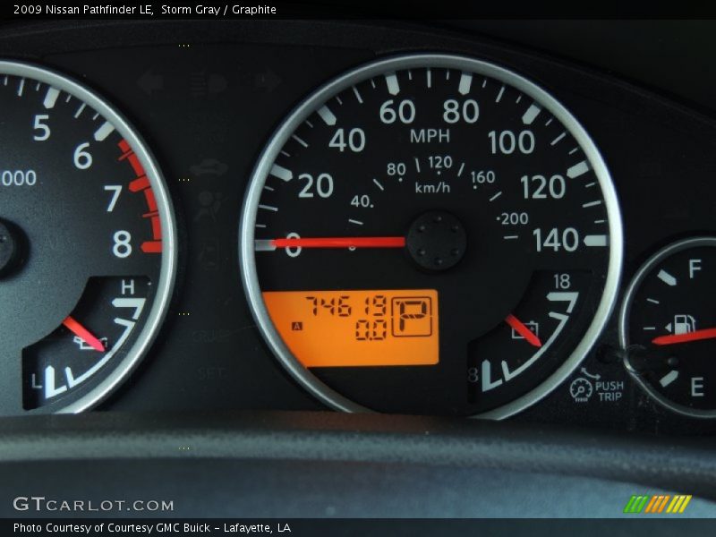 Storm Gray / Graphite 2009 Nissan Pathfinder LE