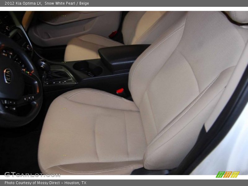 Snow White Pearl / Beige 2012 Kia Optima LX