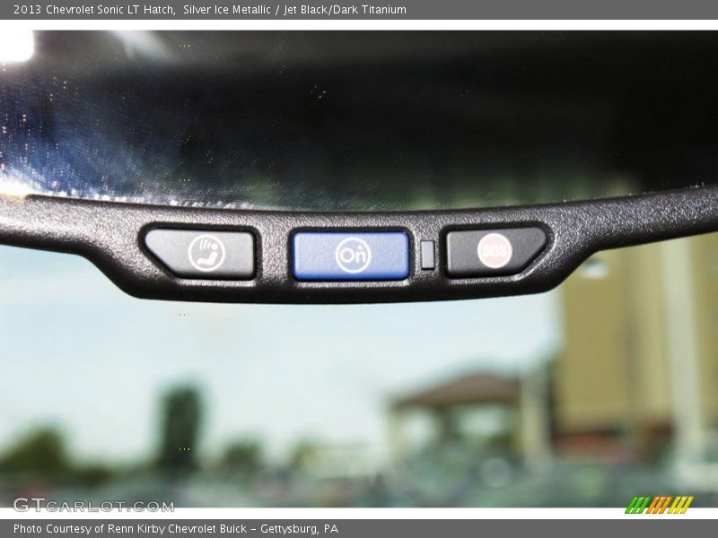 Silver Ice Metallic / Jet Black/Dark Titanium 2013 Chevrolet Sonic LT Hatch