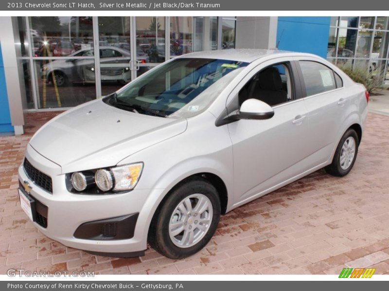 Silver Ice Metallic / Jet Black/Dark Titanium 2013 Chevrolet Sonic LT Hatch