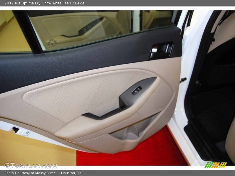 Snow White Pearl / Beige 2012 Kia Optima LX