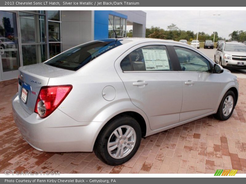 Silver Ice Metallic / Jet Black/Dark Titanium 2013 Chevrolet Sonic LT Hatch