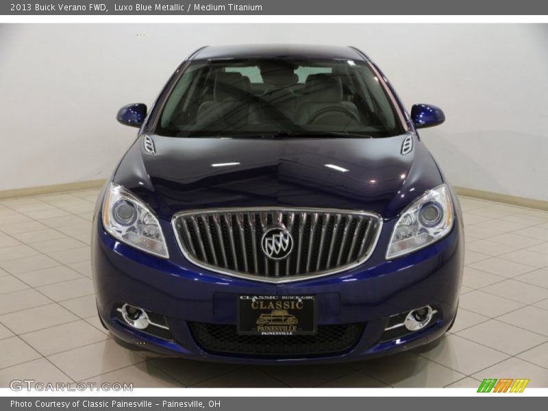Luxo Blue Metallic / Medium Titanium 2013 Buick Verano FWD