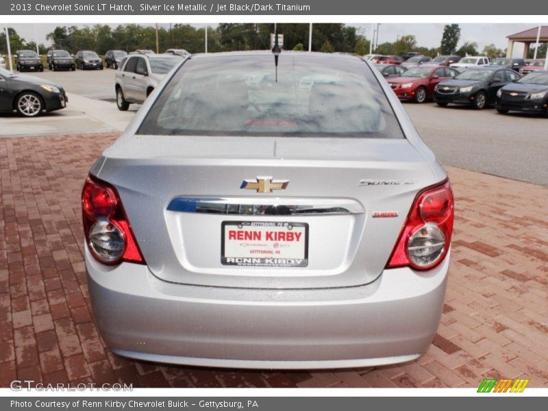 Silver Ice Metallic / Jet Black/Dark Titanium 2013 Chevrolet Sonic LT Hatch