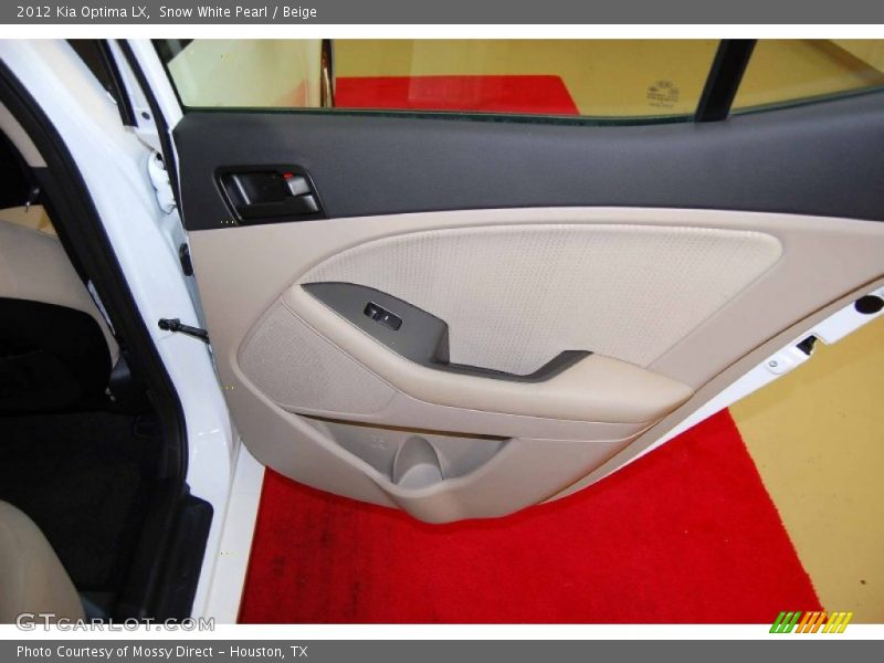 Snow White Pearl / Beige 2012 Kia Optima LX