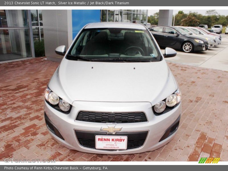 Silver Ice Metallic / Jet Black/Dark Titanium 2013 Chevrolet Sonic LT Hatch