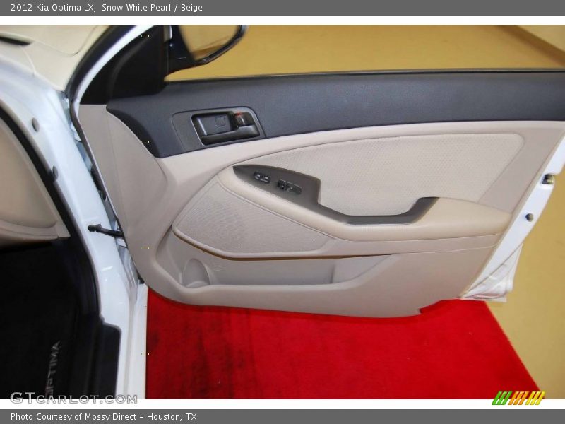 Snow White Pearl / Beige 2012 Kia Optima LX