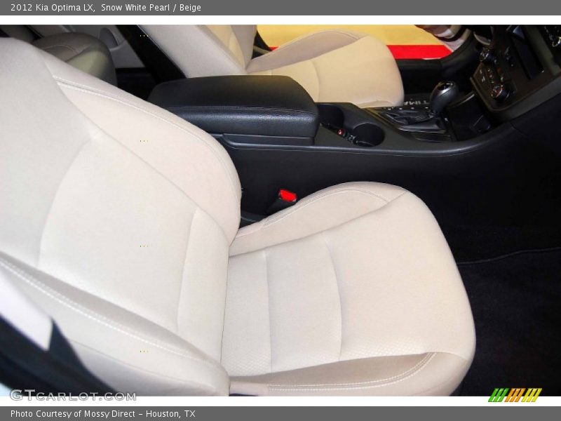 Snow White Pearl / Beige 2012 Kia Optima LX