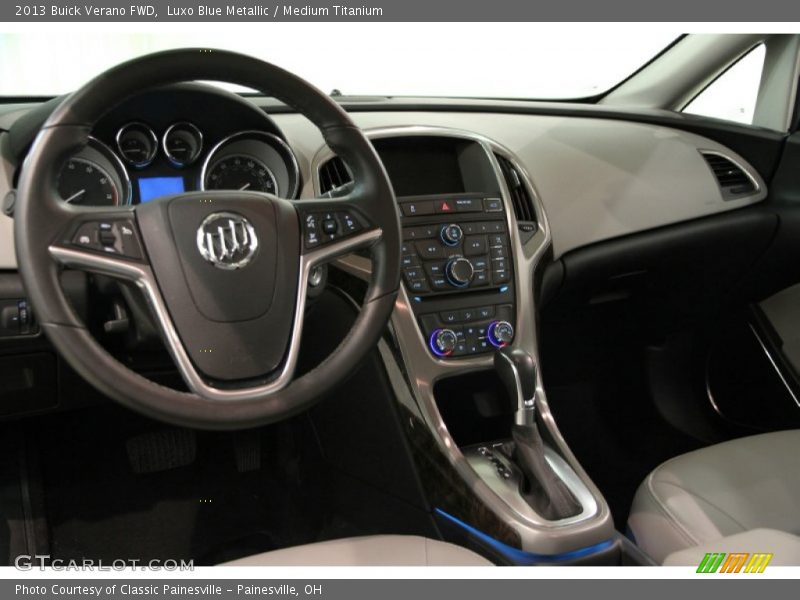 Luxo Blue Metallic / Medium Titanium 2013 Buick Verano FWD