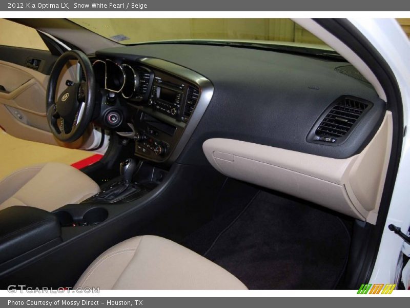 Snow White Pearl / Beige 2012 Kia Optima LX