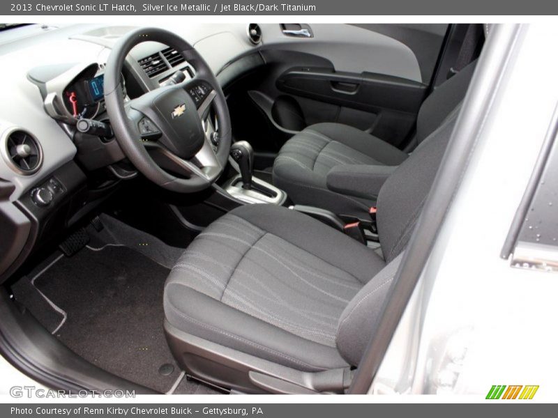 Silver Ice Metallic / Jet Black/Dark Titanium 2013 Chevrolet Sonic LT Hatch