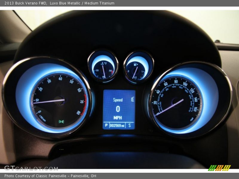 Luxo Blue Metallic / Medium Titanium 2013 Buick Verano FWD