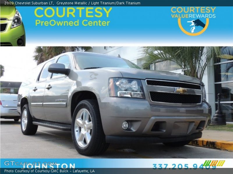 Greystone Metallic / Light Titanium/Dark Titanium 2009 Chevrolet Suburban LT
