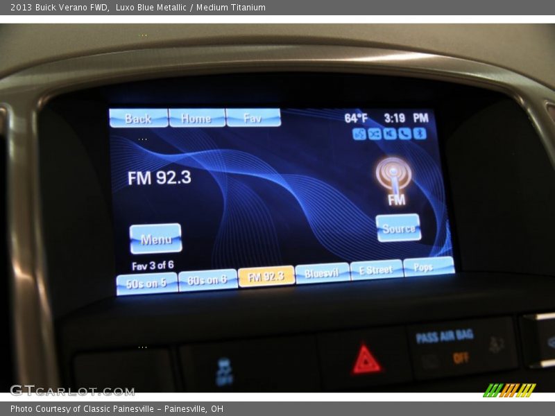 Luxo Blue Metallic / Medium Titanium 2013 Buick Verano FWD