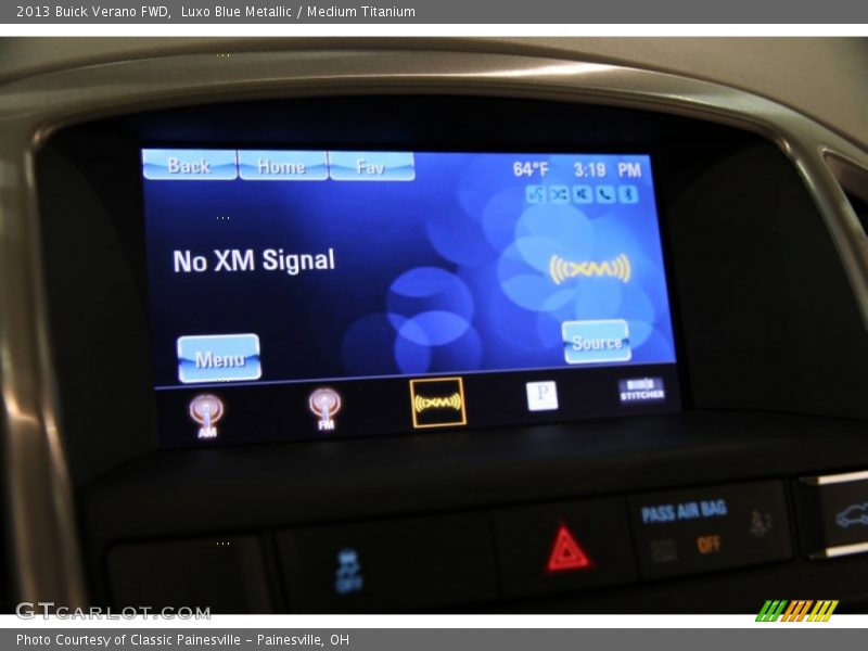 Luxo Blue Metallic / Medium Titanium 2013 Buick Verano FWD
