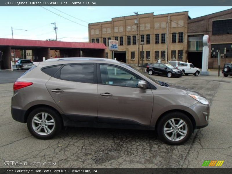 Chai Bronze / Taupe 2013 Hyundai Tucson GLS AWD