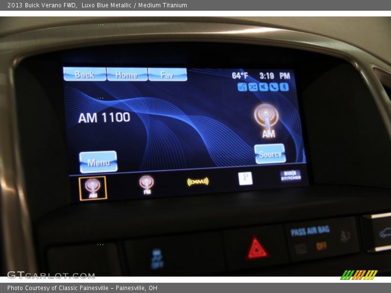 Luxo Blue Metallic / Medium Titanium 2013 Buick Verano FWD