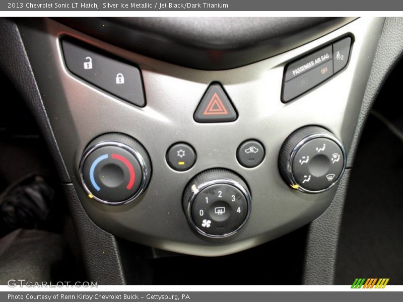 Silver Ice Metallic / Jet Black/Dark Titanium 2013 Chevrolet Sonic LT Hatch