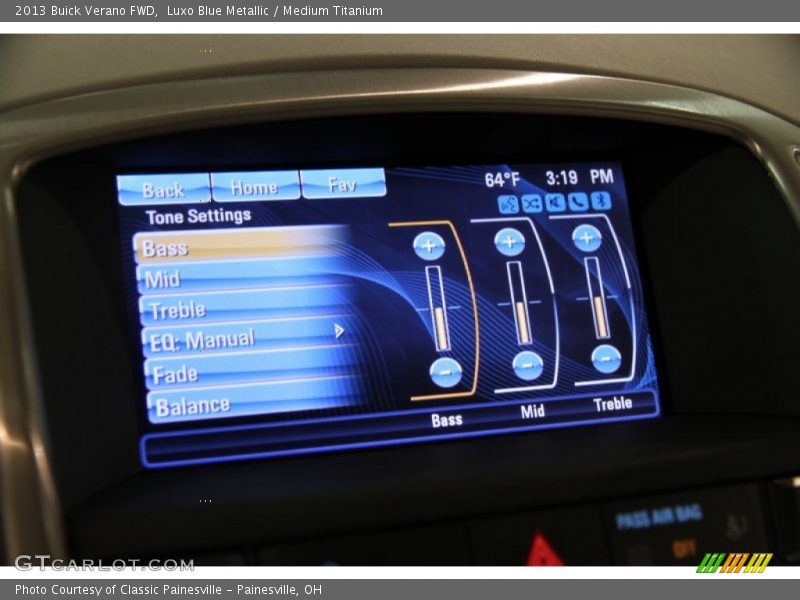 Luxo Blue Metallic / Medium Titanium 2013 Buick Verano FWD