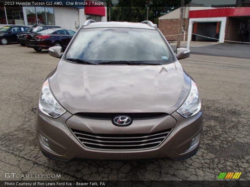Chai Bronze / Taupe 2013 Hyundai Tucson GLS AWD