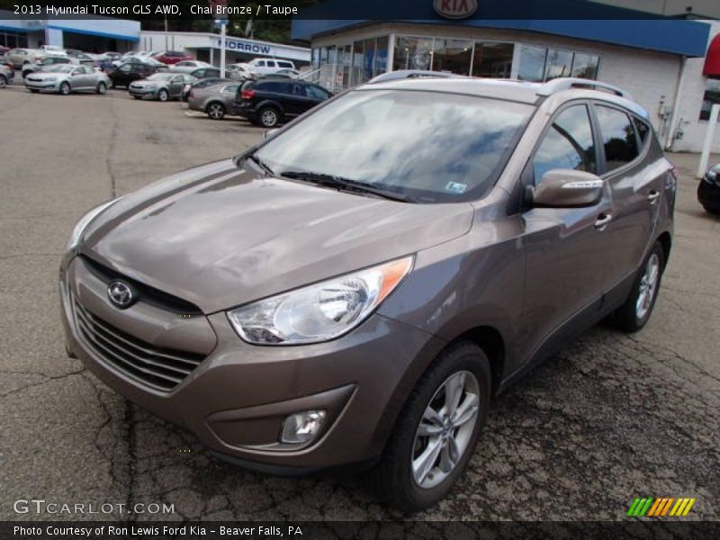 Chai Bronze / Taupe 2013 Hyundai Tucson GLS AWD