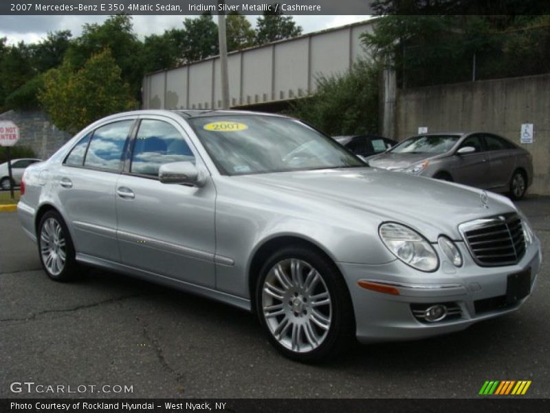 Iridium Silver Metallic / Cashmere 2007 Mercedes-Benz E 350 4Matic Sedan