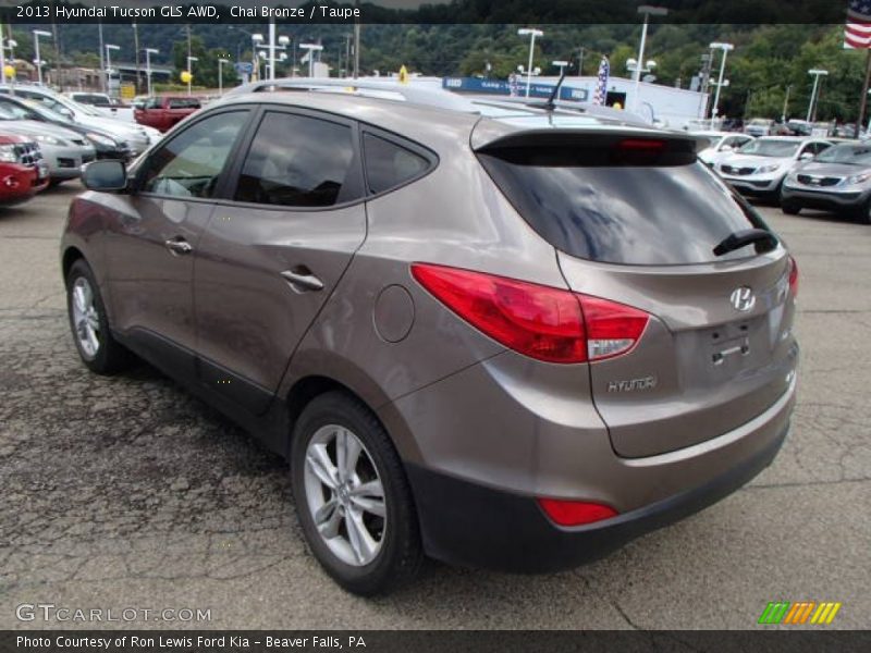 Chai Bronze / Taupe 2013 Hyundai Tucson GLS AWD