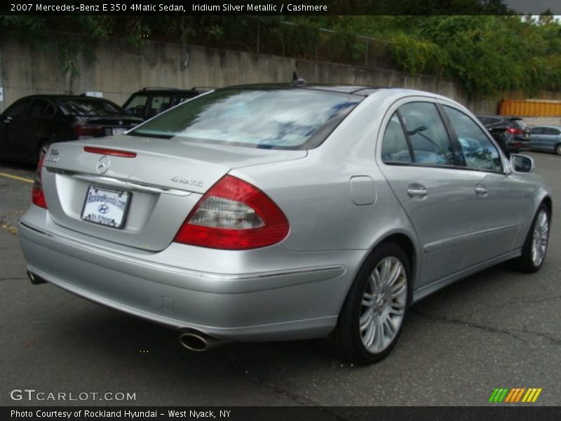 Iridium Silver Metallic / Cashmere 2007 Mercedes-Benz E 350 4Matic Sedan