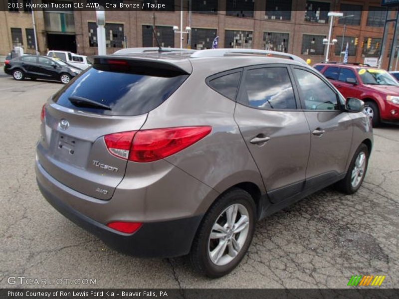 Chai Bronze / Taupe 2013 Hyundai Tucson GLS AWD