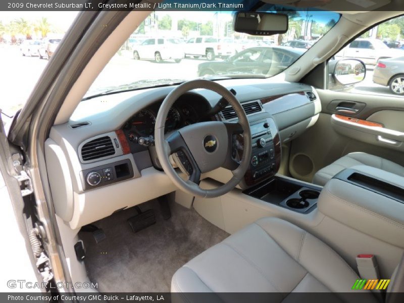 Greystone Metallic / Light Titanium/Dark Titanium 2009 Chevrolet Suburban LT