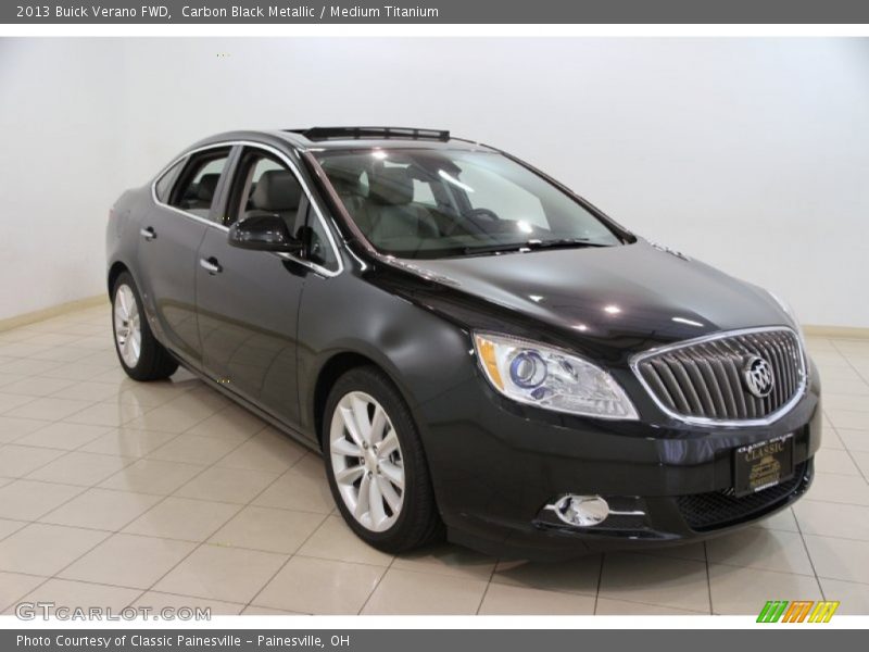 Carbon Black Metallic / Medium Titanium 2013 Buick Verano FWD