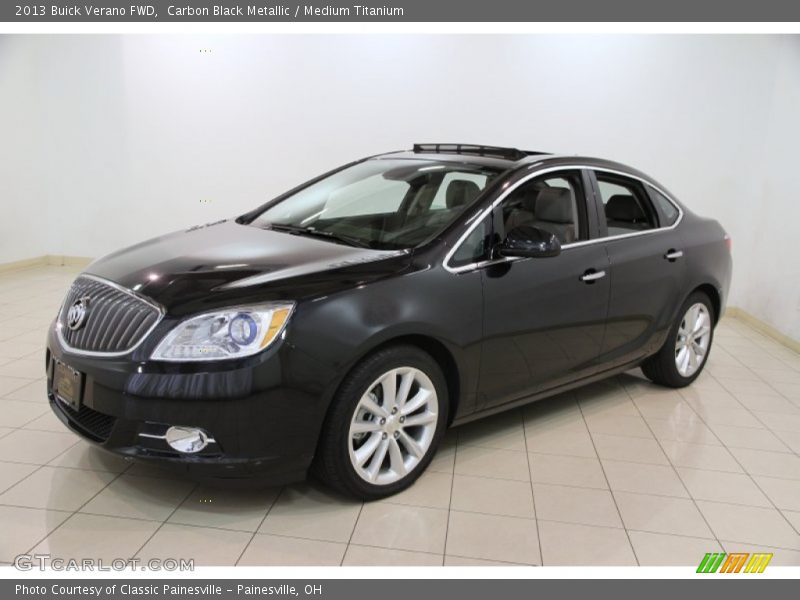 Carbon Black Metallic / Medium Titanium 2013 Buick Verano FWD