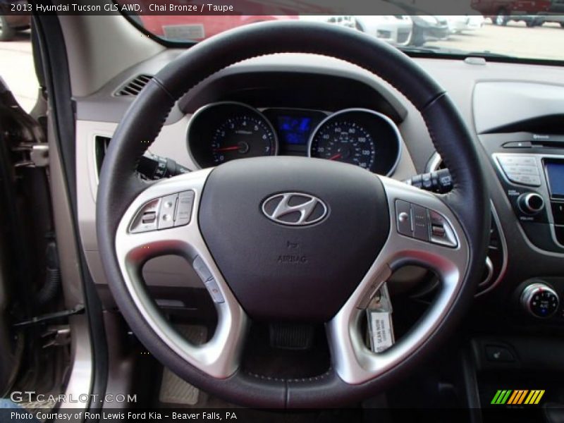 Chai Bronze / Taupe 2013 Hyundai Tucson GLS AWD