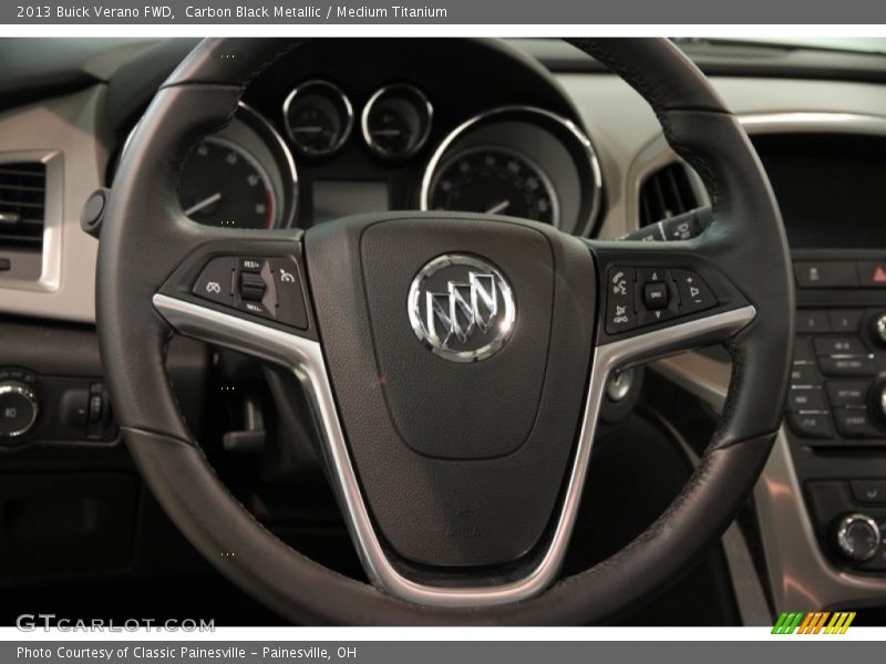 Carbon Black Metallic / Medium Titanium 2013 Buick Verano FWD