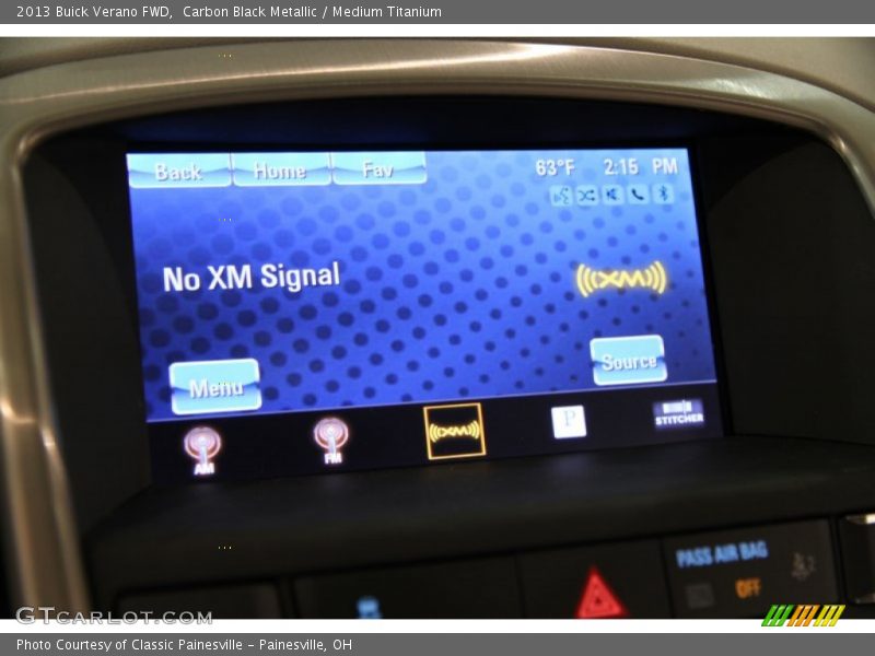 Carbon Black Metallic / Medium Titanium 2013 Buick Verano FWD