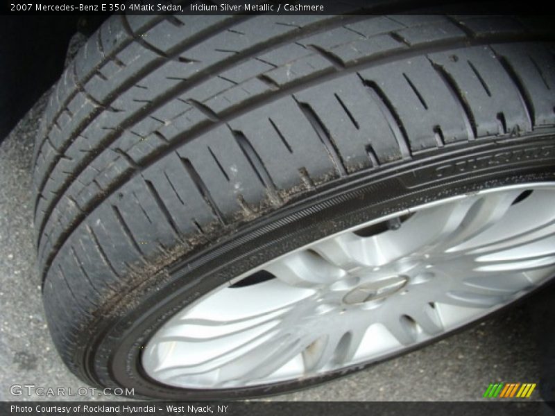 Iridium Silver Metallic / Cashmere 2007 Mercedes-Benz E 350 4Matic Sedan