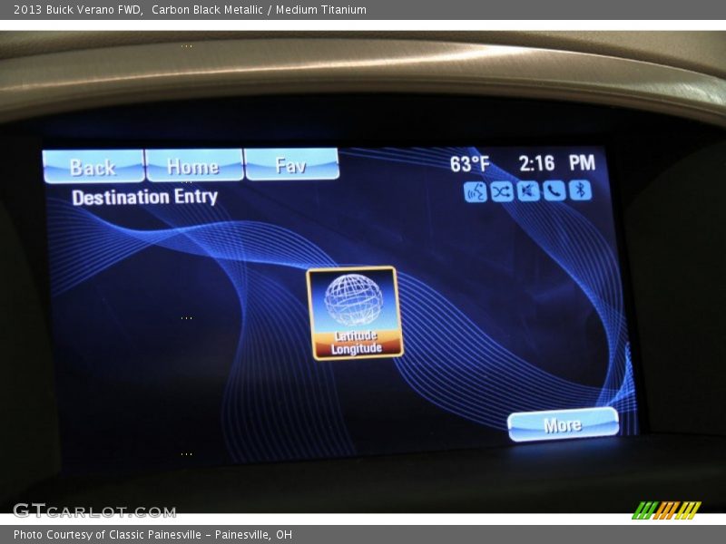 Carbon Black Metallic / Medium Titanium 2013 Buick Verano FWD
