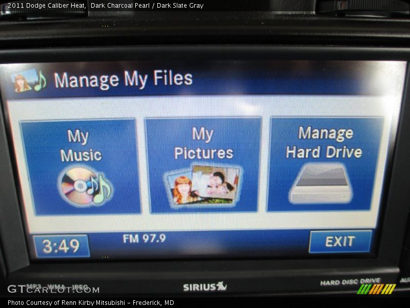 Dark Charcoal Pearl / Dark Slate Gray 2011 Dodge Caliber Heat