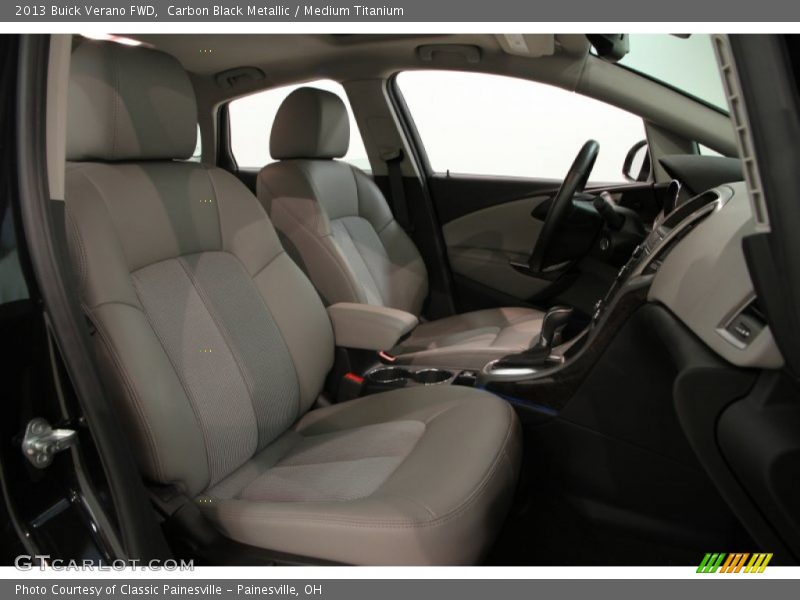 Carbon Black Metallic / Medium Titanium 2013 Buick Verano FWD
