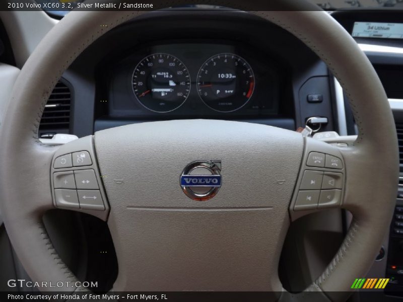 Silver Metallic / Sandstone 2010 Volvo XC60 3.2