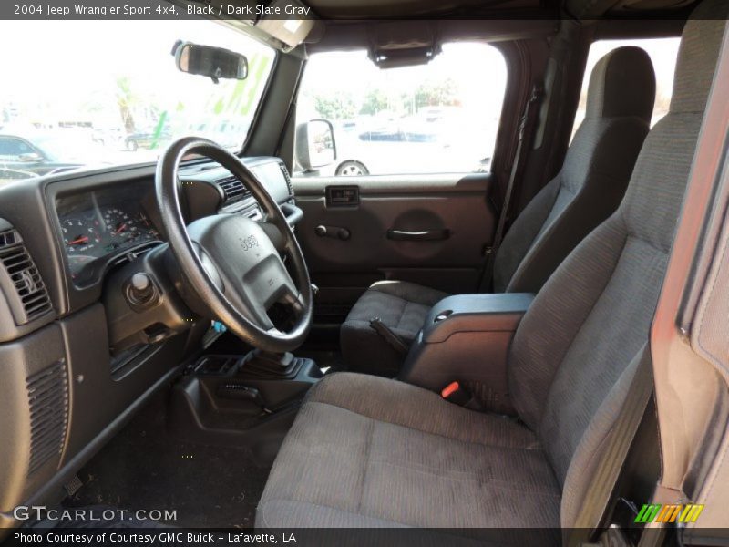 Black / Dark Slate Gray 2004 Jeep Wrangler Sport 4x4