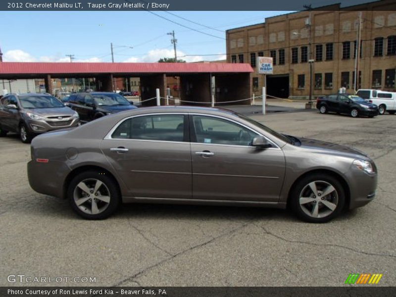 Taupe Gray Metallic / Ebony 2012 Chevrolet Malibu LT