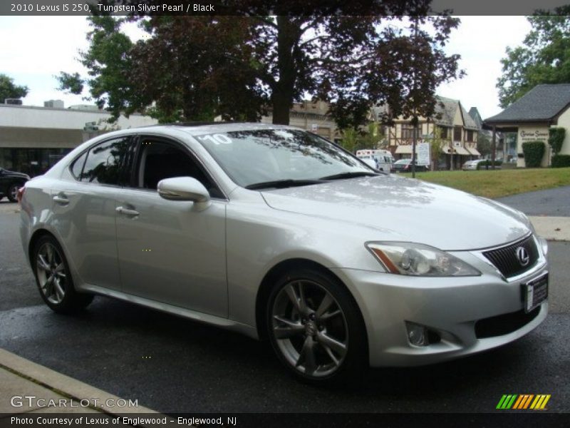 Tungsten Silver Pearl / Black 2010 Lexus IS 250
