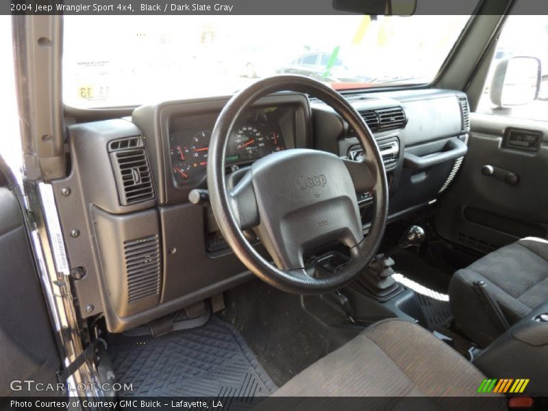 Black / Dark Slate Gray 2004 Jeep Wrangler Sport 4x4