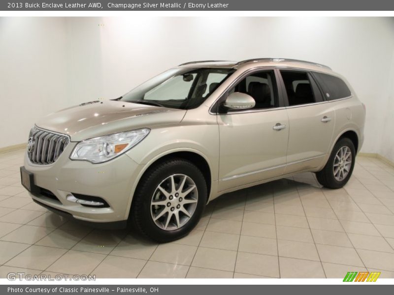 Champagne Silver Metallic / Ebony Leather 2013 Buick Enclave Leather AWD